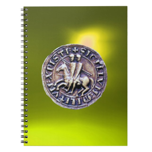 Cuaderno SELLO del amarillo de los CABALLEROS TEMPLAR (Frente)