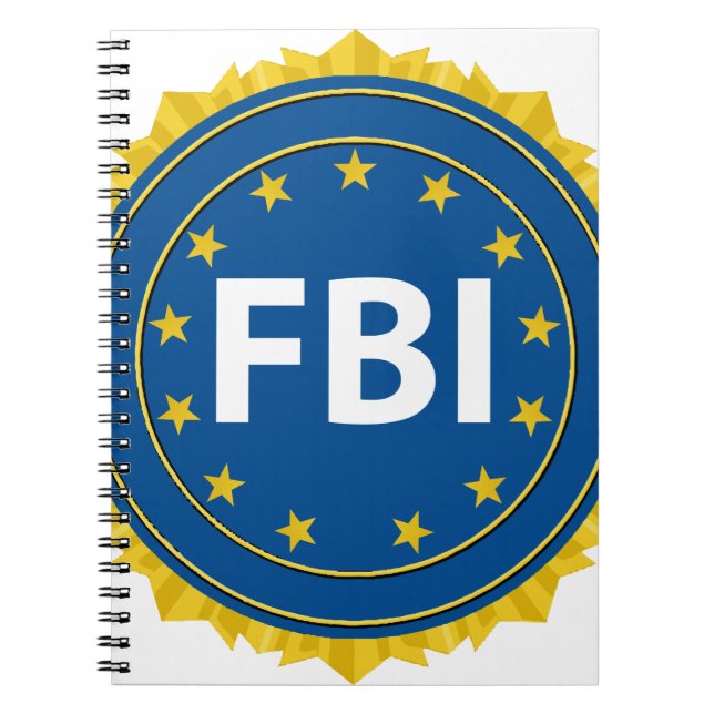 Cuaderno Sello del FBI (Frente)