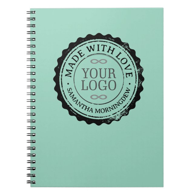 Cuaderno Sello - TU TEXTO Y LOGO 3 (Frente)