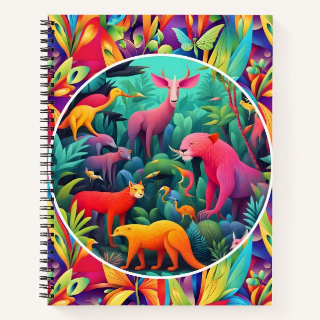 Cuaderno Selva animal (Anverso)
