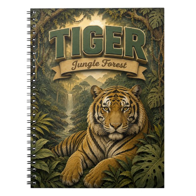 Cuaderno Selva de Tigre POPCUT (Frente)
