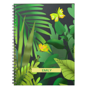 Cuaderno Selva silvestre y mariposas amarillas