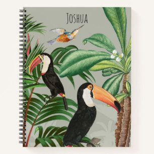Cuaderno Selva tropical acuática y aves turcas