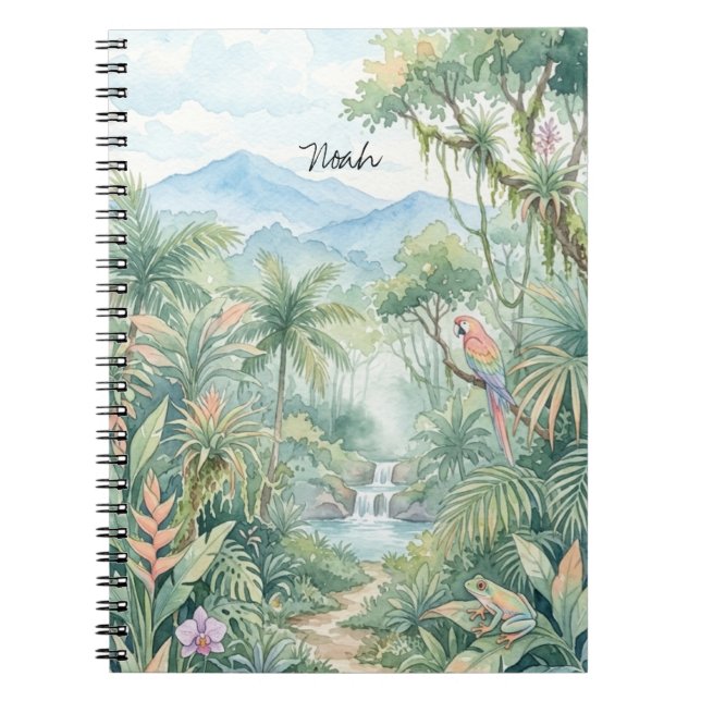 Cuaderno Selva Tropical Verde (Frente)
