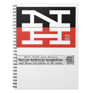 Cuaderno Semana de bebidas con logotipo de New Haven Railro
