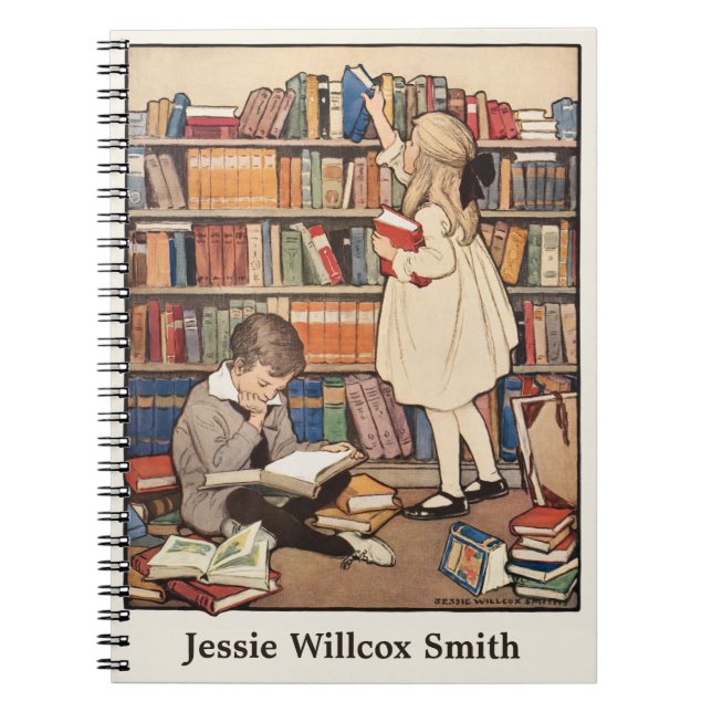 Cuaderno Semana del Libro Infantil por Jessie Willcox Smith (Frente)