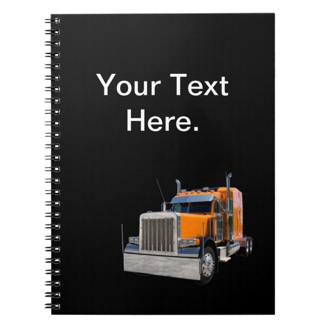 Cuaderno Semi Truck Spiral Notebook (Frente)
