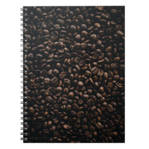 Cuaderno Semillas de café marrón