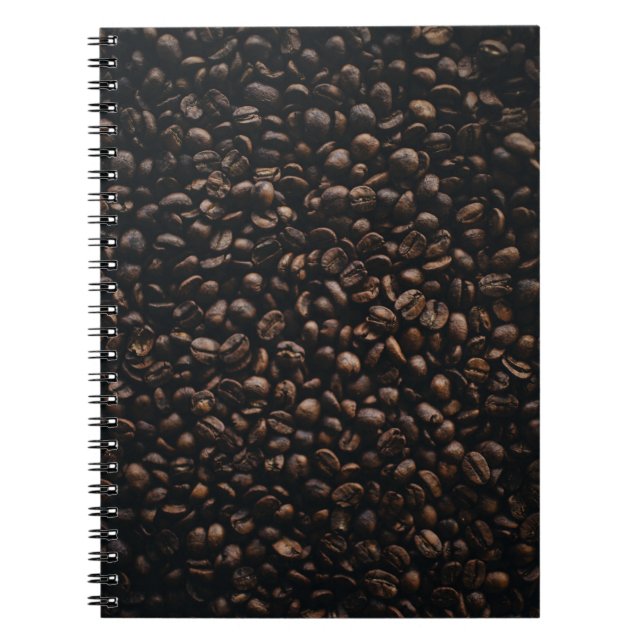 Cuaderno Semillas de café marrón (Frente)