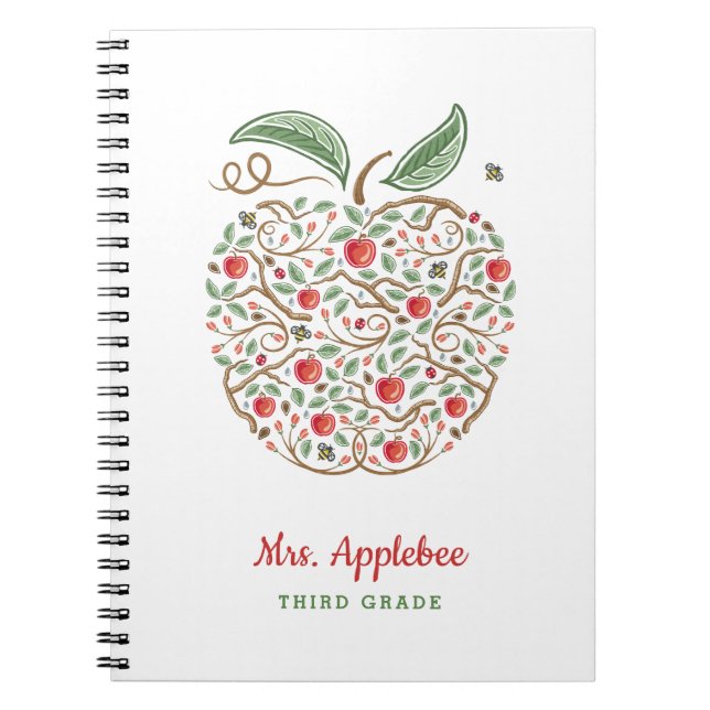 Cuaderno Semillas de la computadora portátil Apple del prof (Frente)