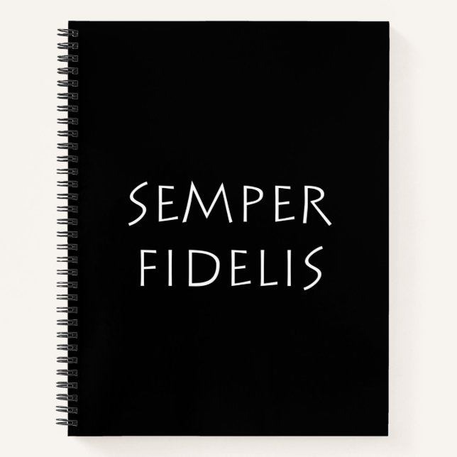 Cuaderno Semper Fidelis (Anverso)