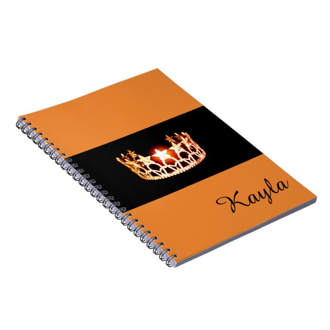 Cuaderno Señal de la Corona de Naranja de Estados Unidos -  (Lado Derecho)