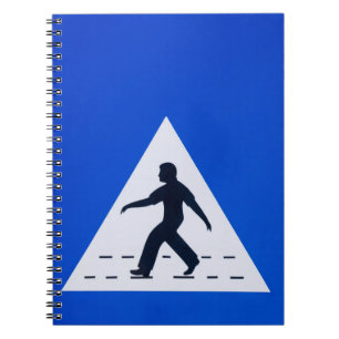 Cuaderno Señal de paso peatonal omaní - Mascate, Omán