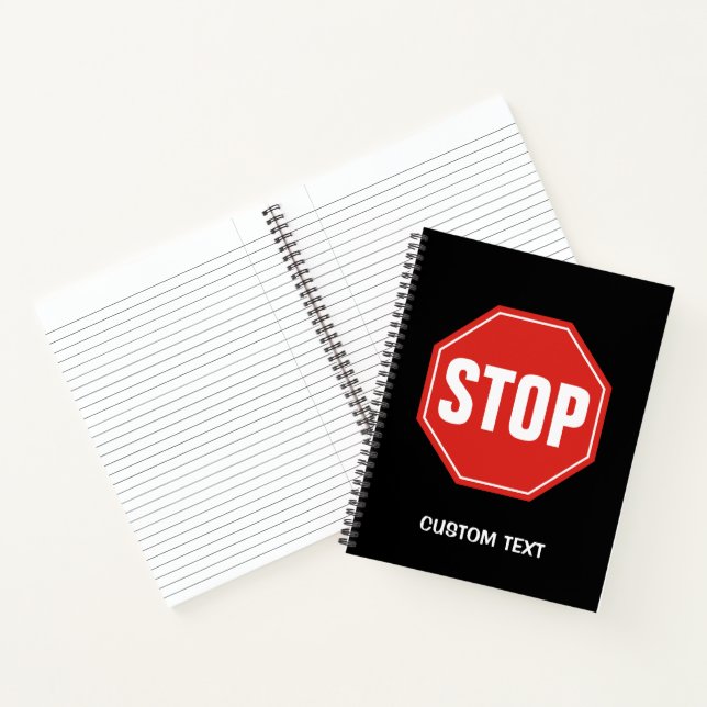 Cuaderno señal de STOP (Interior)