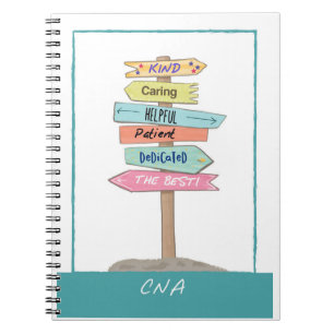 Cuaderno Señales de agradecimiento y dedicación para enferm