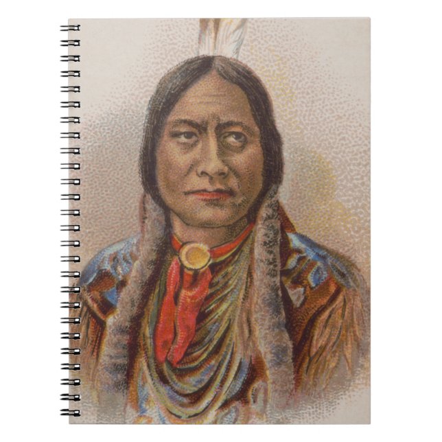 Cuaderno Señales de humo: El jefe indio lakota está sentado (Frente)