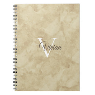 Cuaderno Sencillo color de agua beige color de arena dorado
