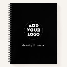 Cuaderno Sencillo con Logotipo y Texto de Empresa