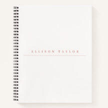 Sencillo Elegante Rosa Claro Nombre Personalizado 