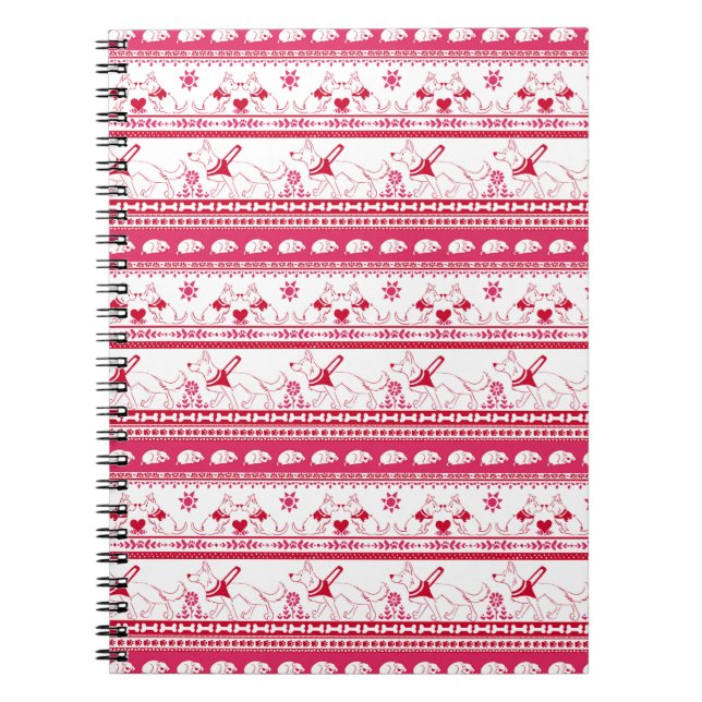 Cuaderno Sencillo Historia Perro Guía Pastor Alemá (Frente)