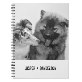 Cuaderno Sencillo, moderno Mascota Personalizado o foto de 