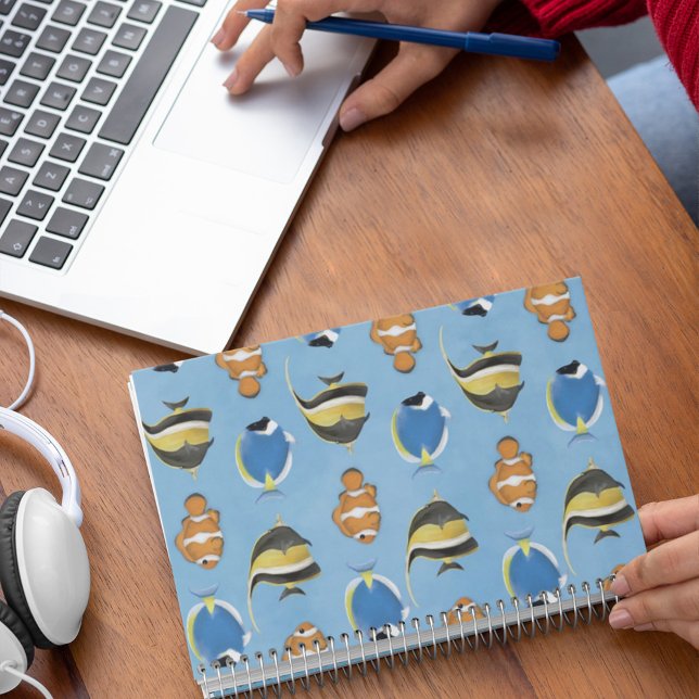 Cuaderno Sencillo Océano Tropical Brillante (Subido por el creador)