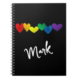 Cuaderno Sencillo ORGULLO Arcoiris colores tote