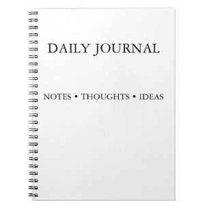 Cuaderno Sencillo para Pensamientos, Reflexiones e