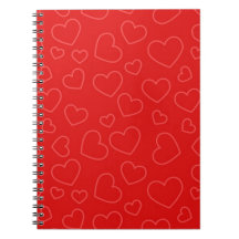 Sencillo patrón de corazón rojo