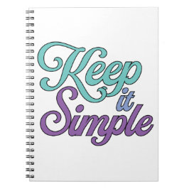 Cuaderno Sencillo (Púrpura)