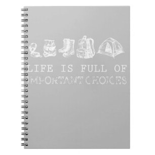 Cuaderno Senderismo Lover La Vida Está Llena De Opciones