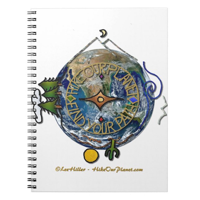 Cuaderno Senderismo por la Tierra de la brújula Soul de nue (Frente)