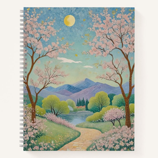 Cuaderno Sendero Celestial de Primavera (Anverso)