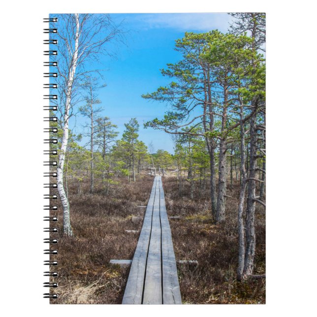 Cuaderno Sendero de madera sobre pantano (Frente)