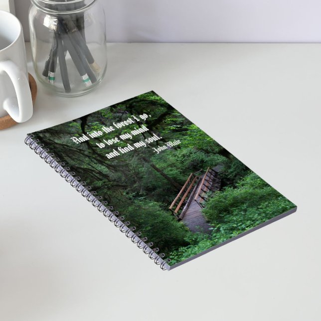 Cuaderno Sendero hacia la selva cita de John Muir (In Situ)