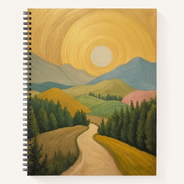 Cuaderno Sendero Horizonte Dorado (Anverso)