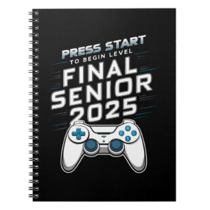 Cuaderno Senior 2025 Promoción 2025 Jugador Videojuegos