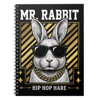 Cuaderno Señor Conejo Ritmo Hip Hop Liebre Tote