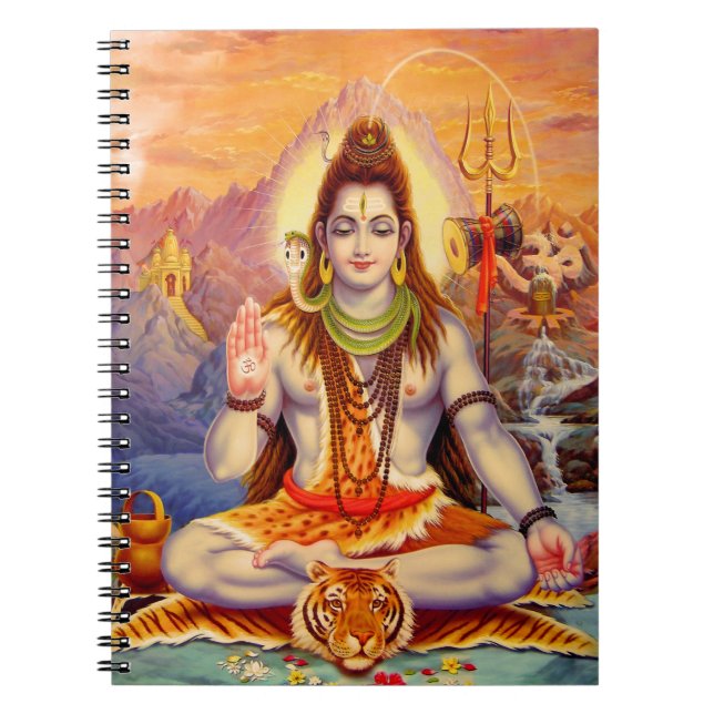 Cuaderno Señor Shiva Meditating Notebook (Frente)