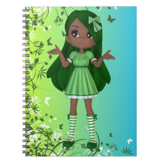 Cuaderno Señora afroamericana Lime Notebook