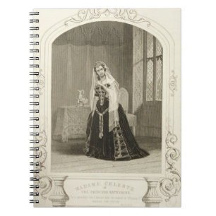 Cuaderno Señora Celeste como la princesa Katherine, Sc del