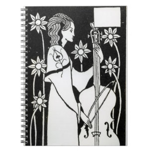 Cuaderno Señora con el violoncelo, "del ` del d'Arthur de