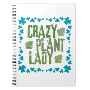 Cuaderno Señora de las Plantas Loca
