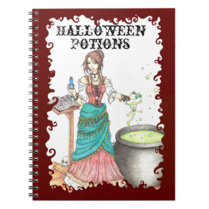 Cuaderno Señora de las pociones - receta/cuaderno