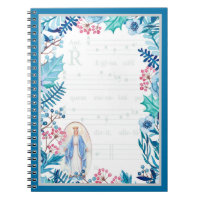 Señora del canto el | gregoriano floral azul de la