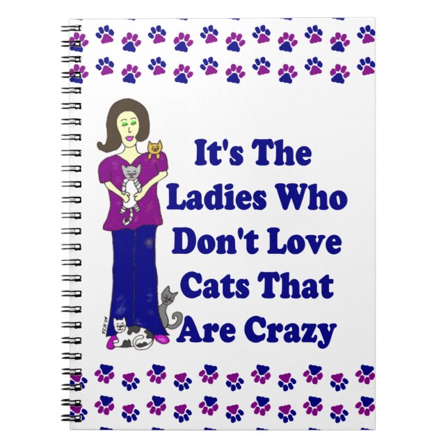 Cuaderno Señora del gato (no loco) (Frente)
