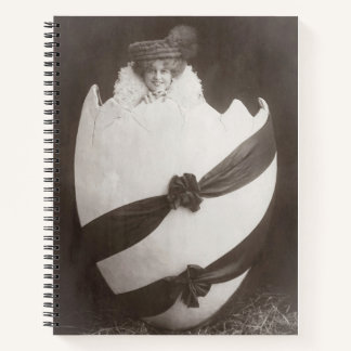 Cuaderno Señora del Huevo de Pascua Vintage