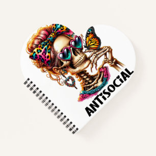 Cuaderno Señora del Skeleton Antisocial