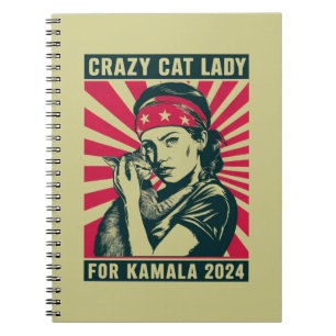 Cuaderno Señora Gata Loca por Kamala 2024