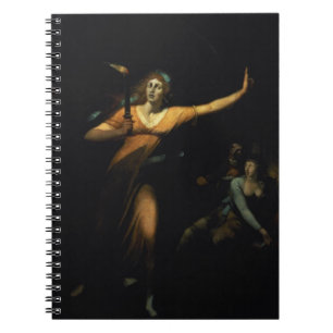 Cuaderno Señora Macbeth Sleepwalking, 1783 (aceite en lona